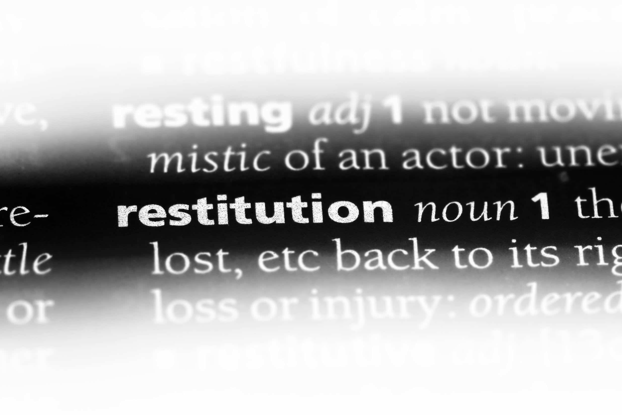 I'm Being Ordered to Pay Restitution in MN -- What Does That Mean?